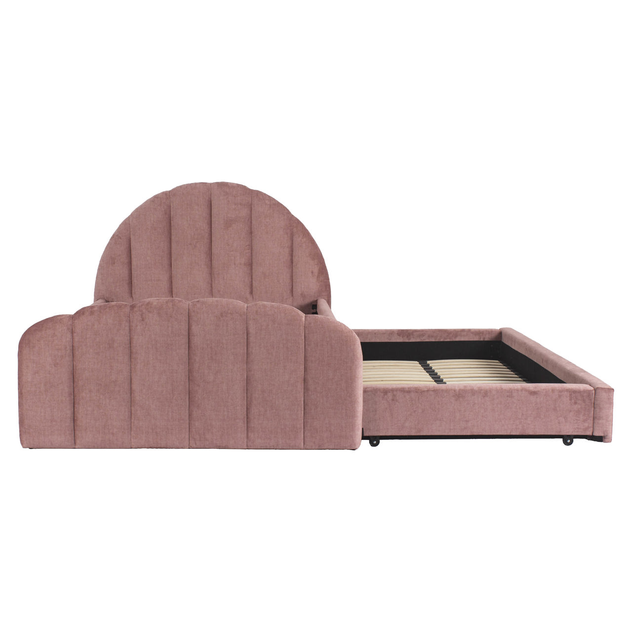 - Bed Pixie rosewood jewel 120x200 with pull-out bed