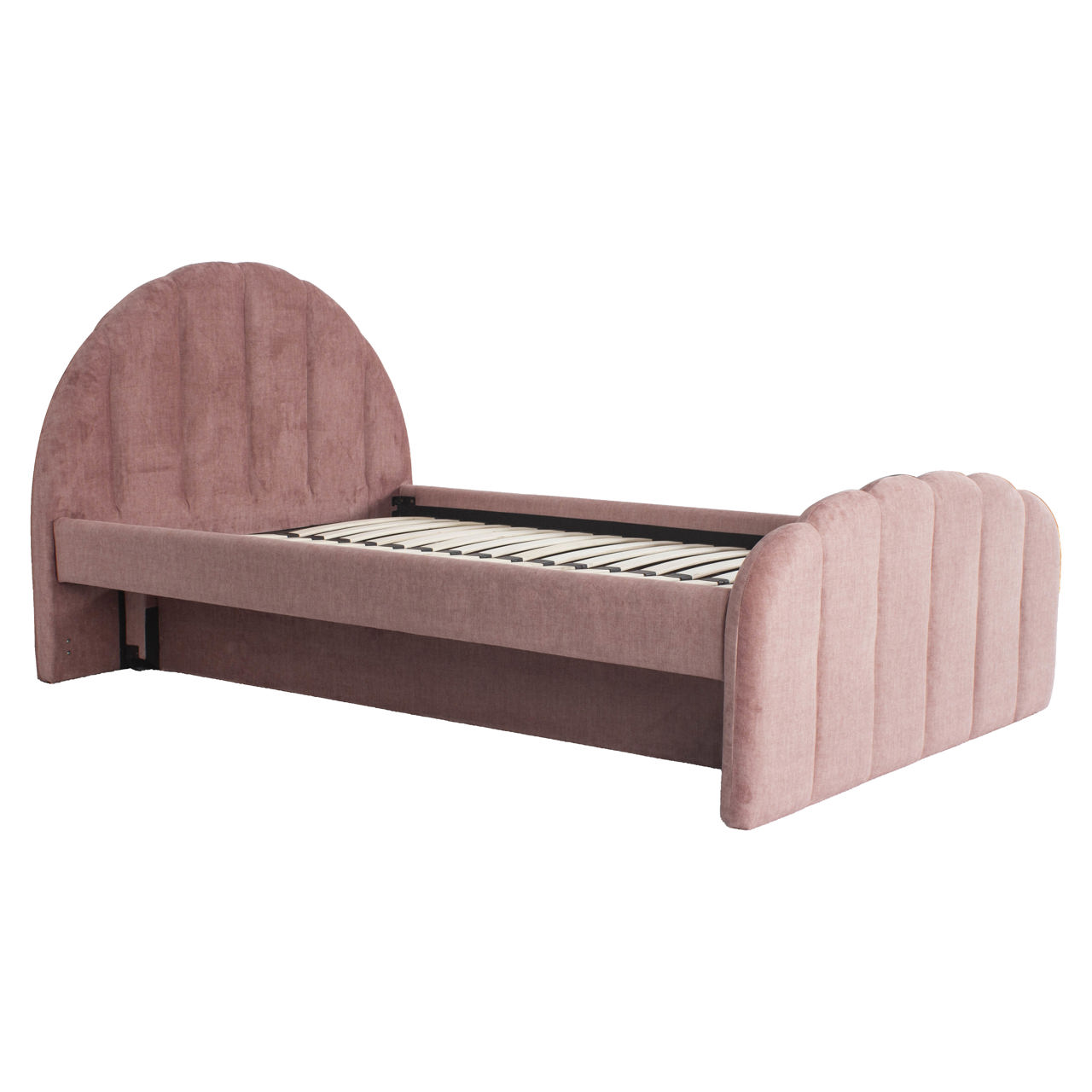 - Bed Pixie rosewood jewel 120x200 with pull-out bed
