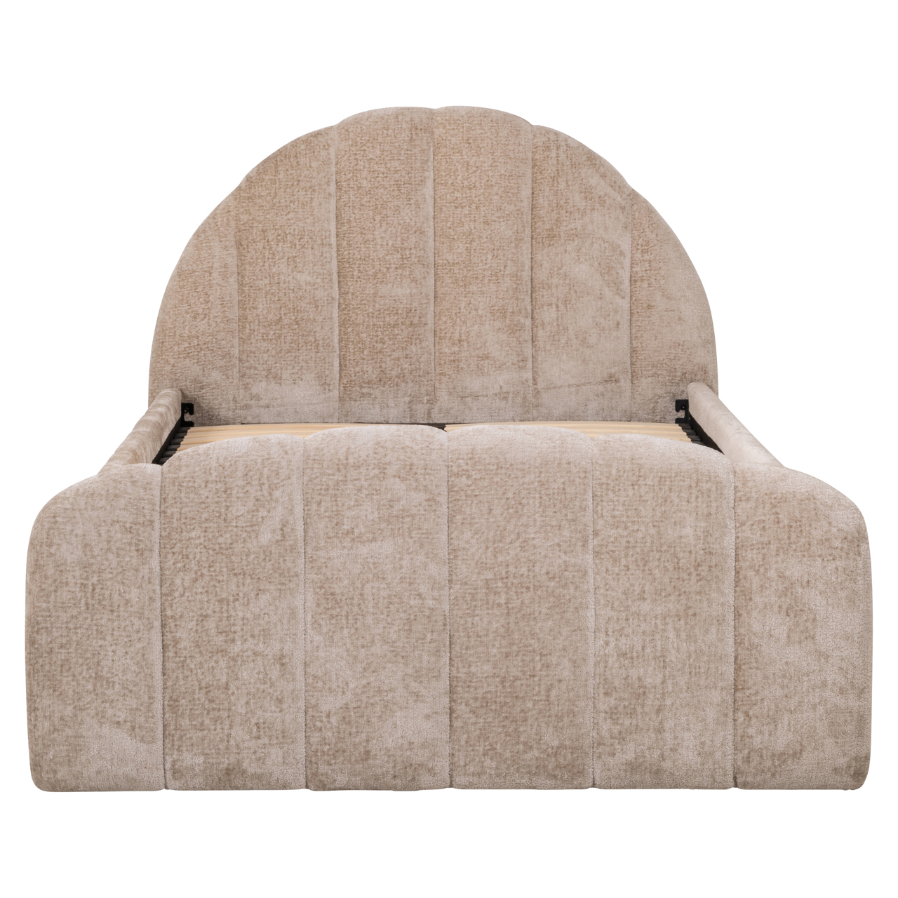 - Bed Pixie clay chenille 120x200 with pull-out bed