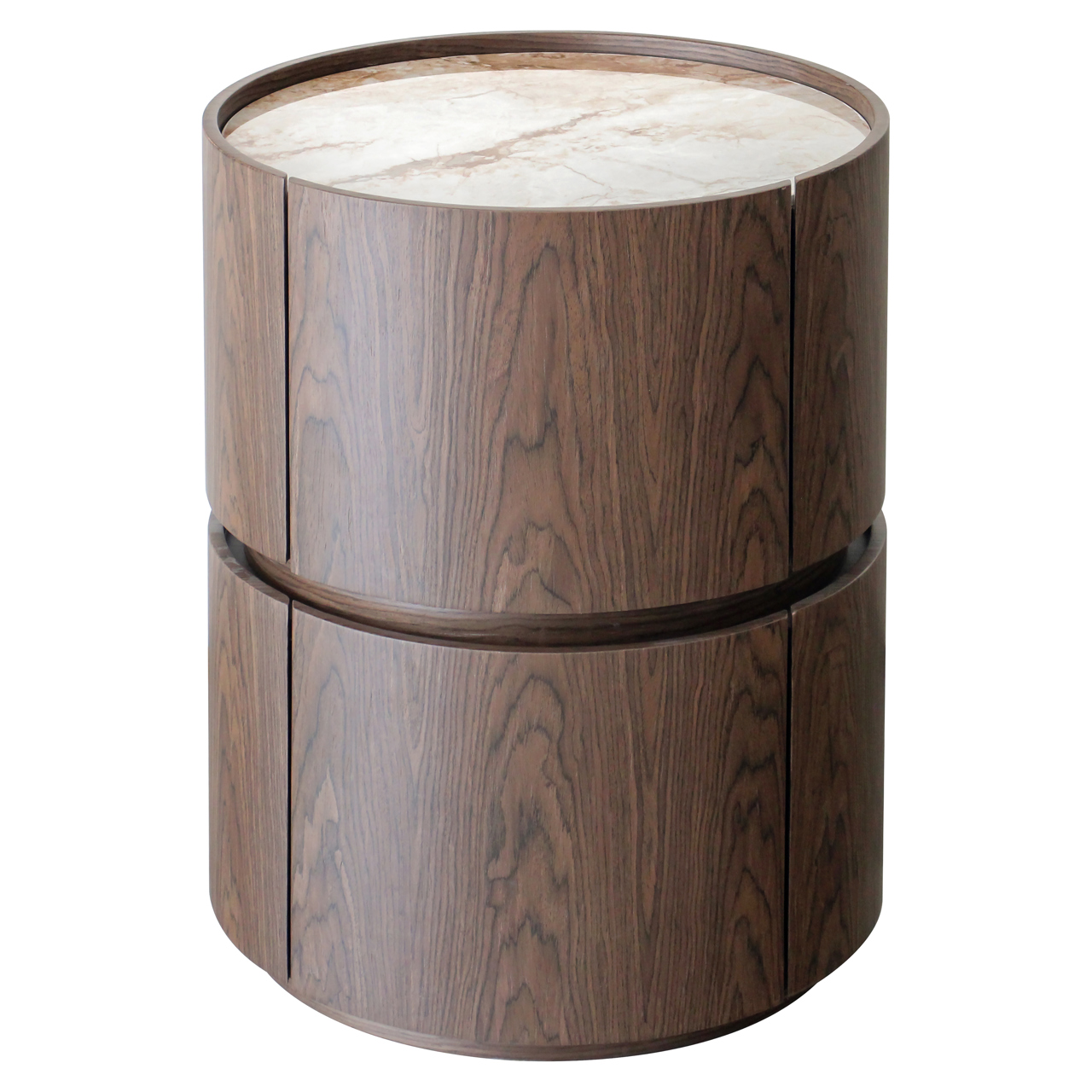- Nachtkastje Ellery brown 2-drawers