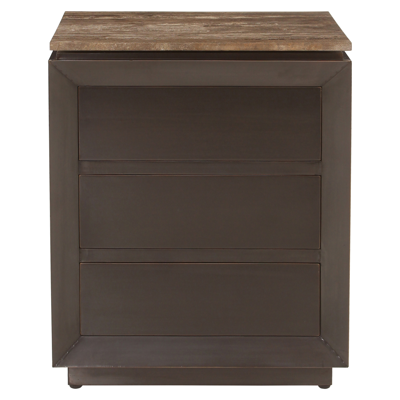 - Nachtkastje Russo ash brown 3-drawers