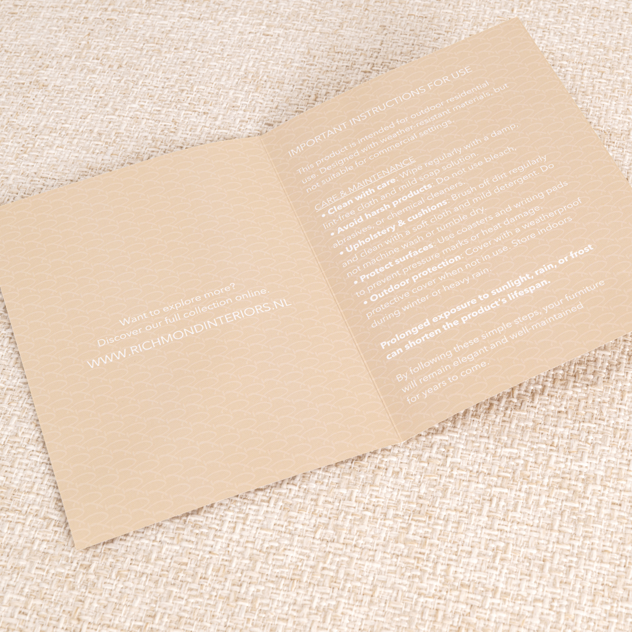 Richmond - Buiten bank Dawson beige alpine cornersofa - Afbeelding 35