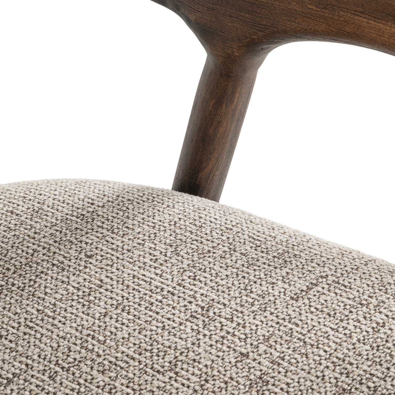 - Counterstoel Mihara mocca fancy fire retardant