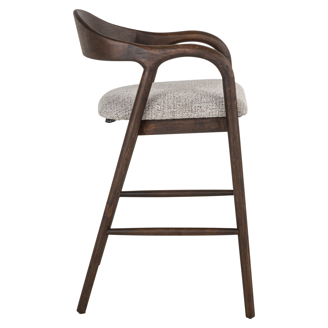 - Counterstoel Mihara mocca fancy fire retardant