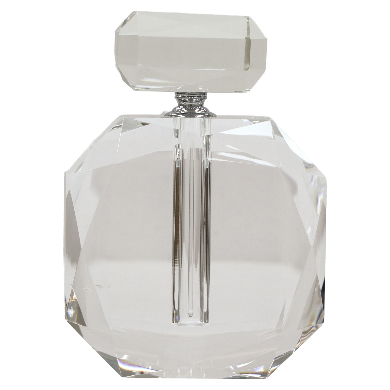- Decoratief object Khloe clear transparent perfume bottle