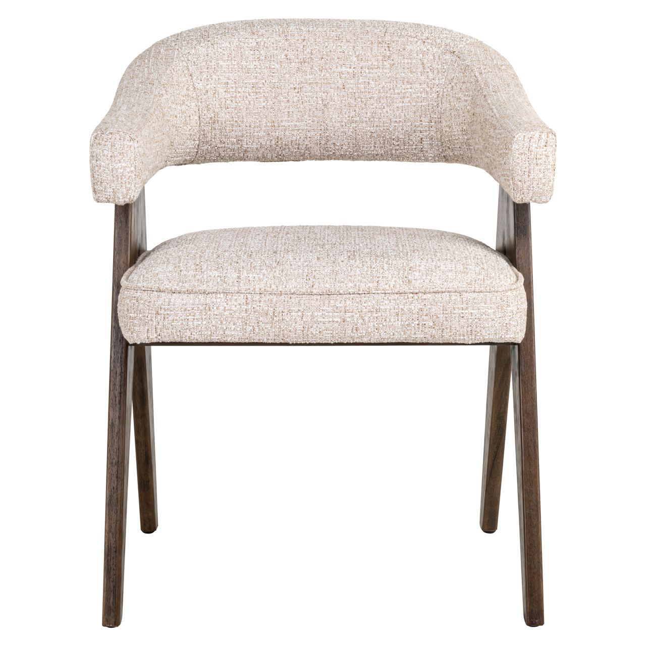 - Eetkamerstoel Mori cream tweed fire retardant