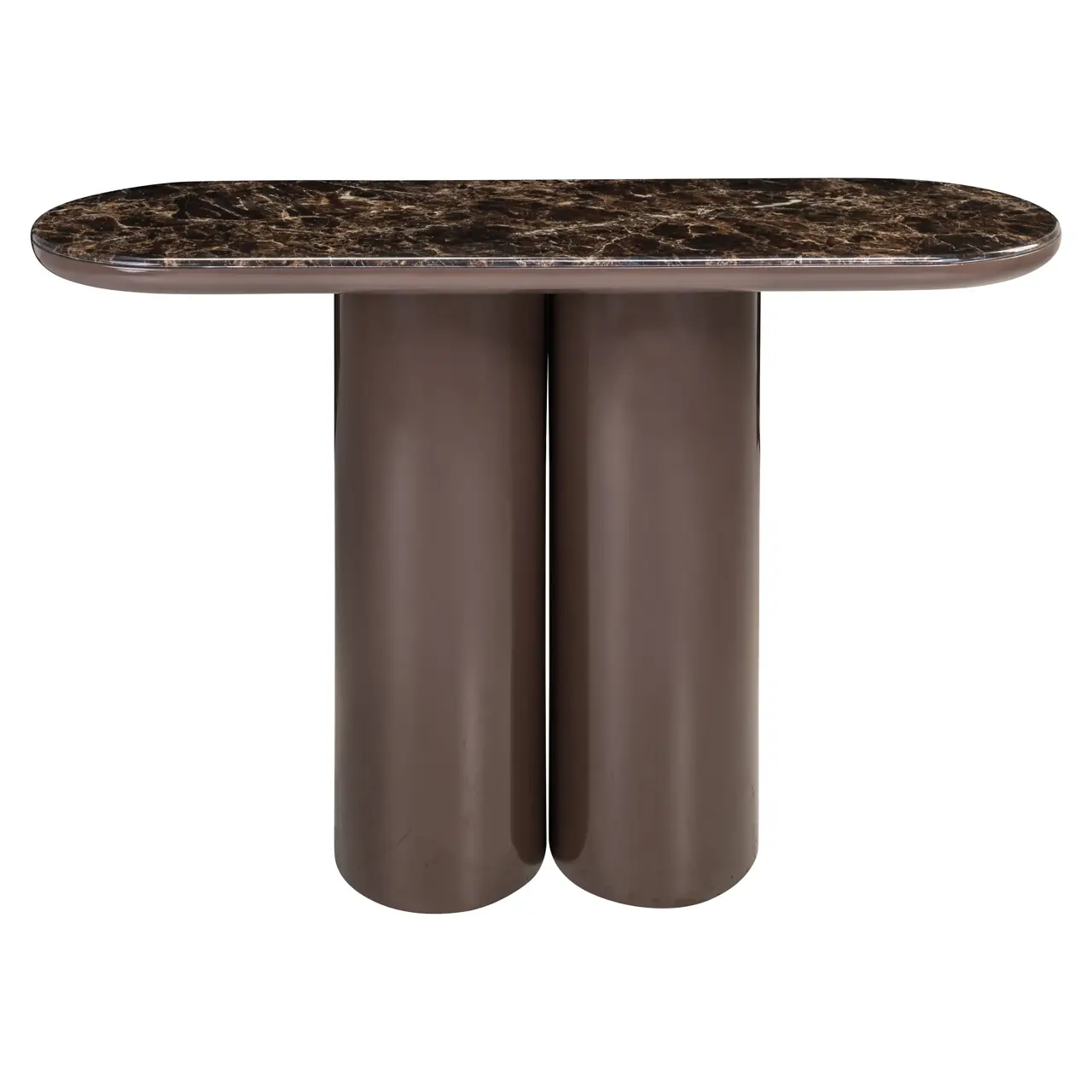 - Console Almundi chocolat brown