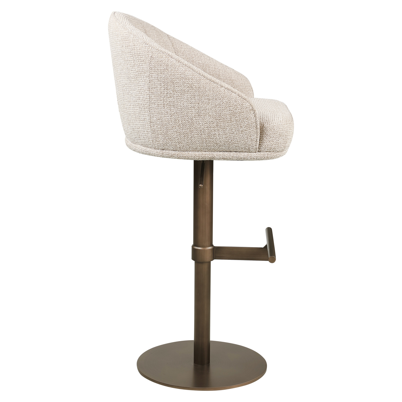 - Barstoel Beverly natural fancy swivel