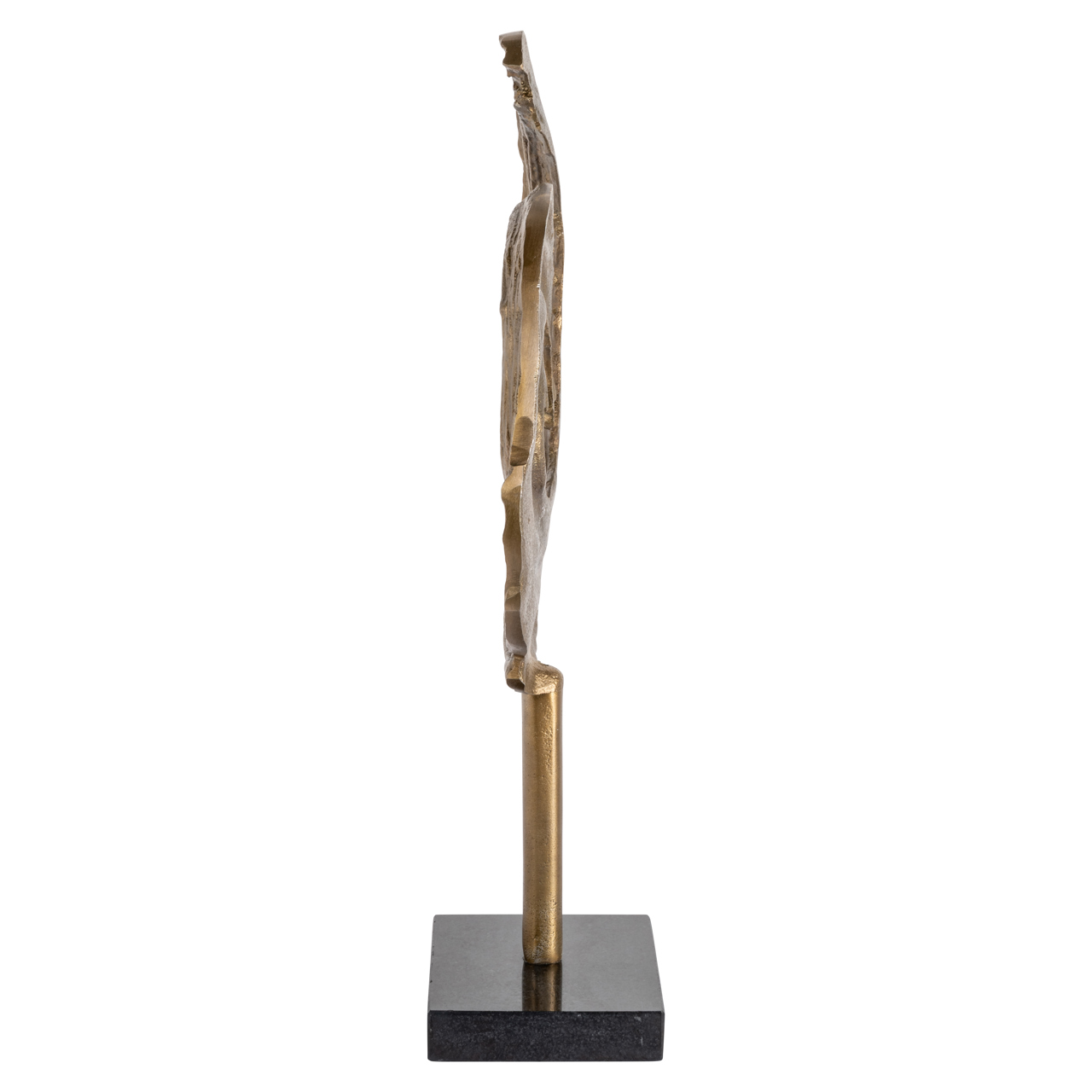 - Decoratief object Swirl brass antique