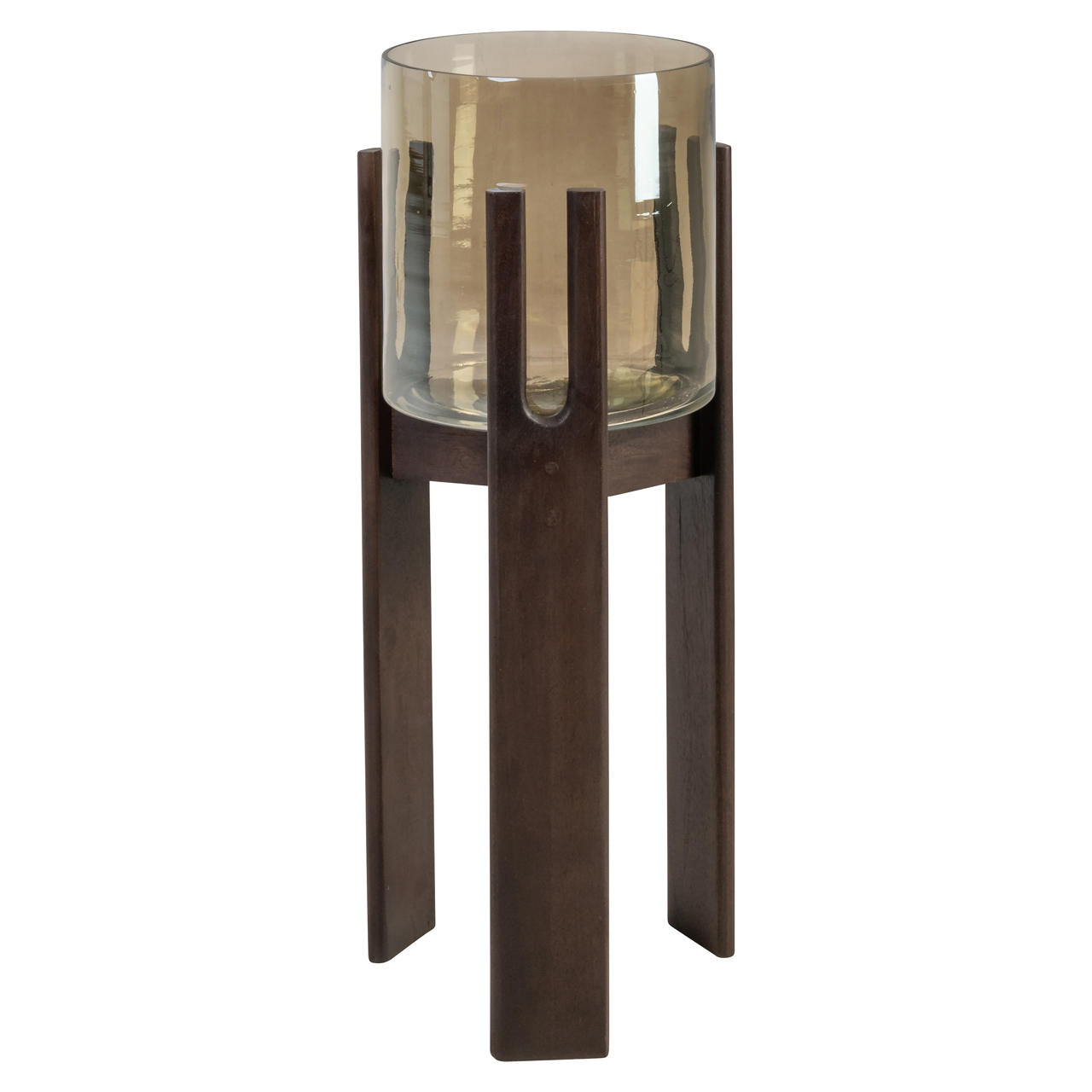 - Windlicht Paige walnut small