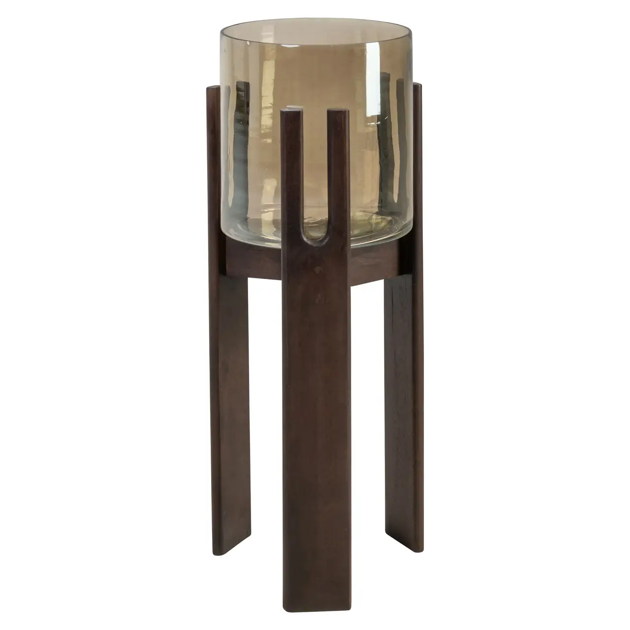 - Windlicht Paige walnut small