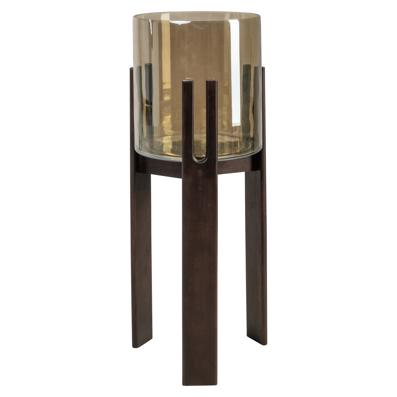 - Windlicht Reese walnut large