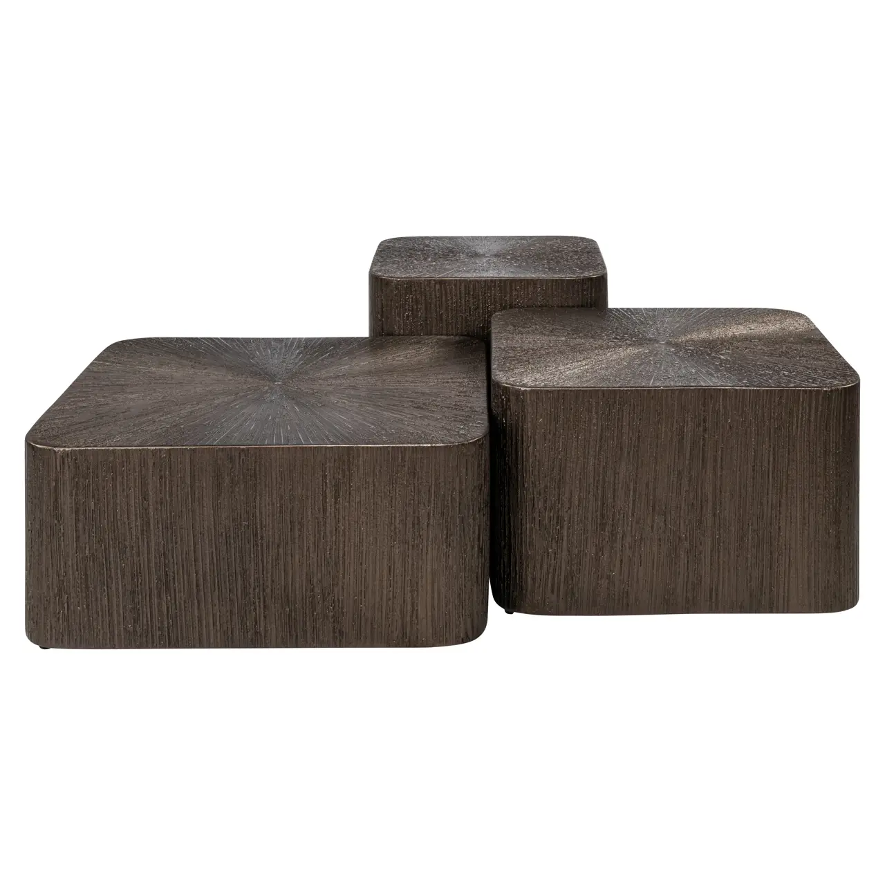 - Salontafel Cubes Brunzae (Set of 3)