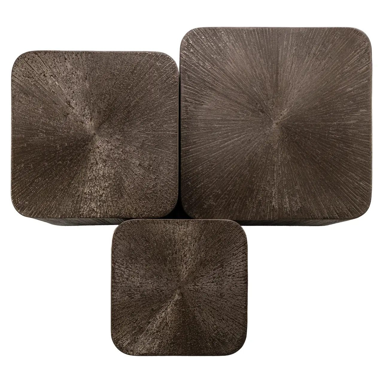 - Salontafel Cubes Brunzae (Set of 3)