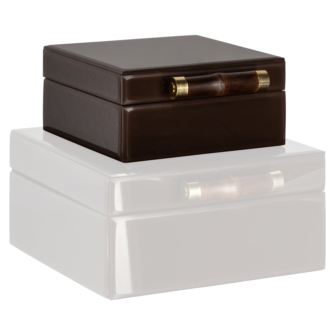 - Opbergdoos Echo dark brown small