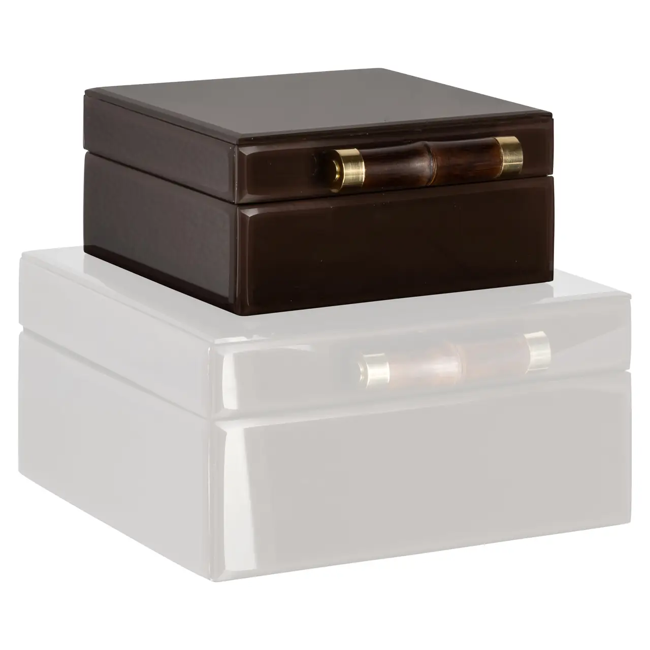 - Opbergdoos Echo dark brown small