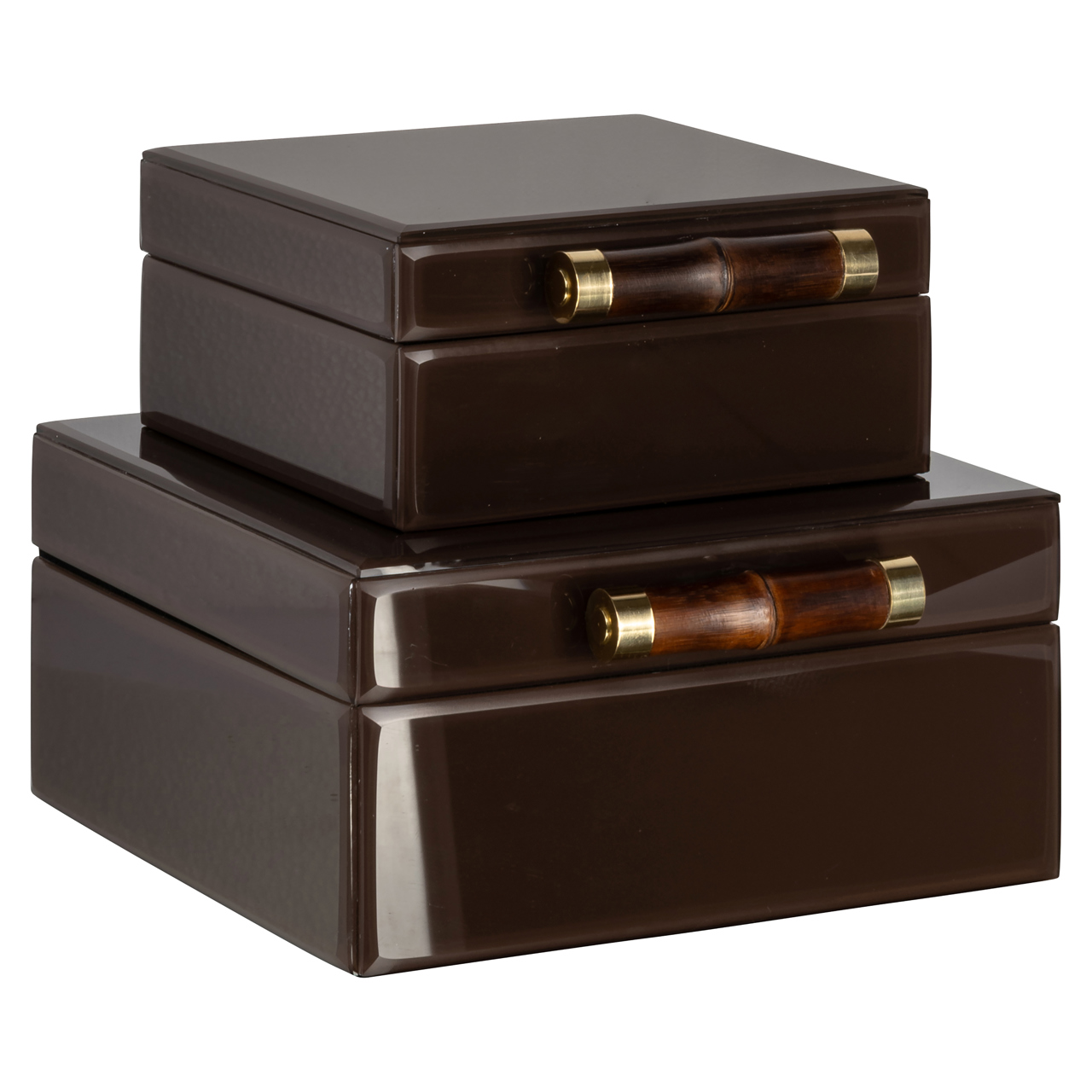 - Opbergdoos Echo dark brown small