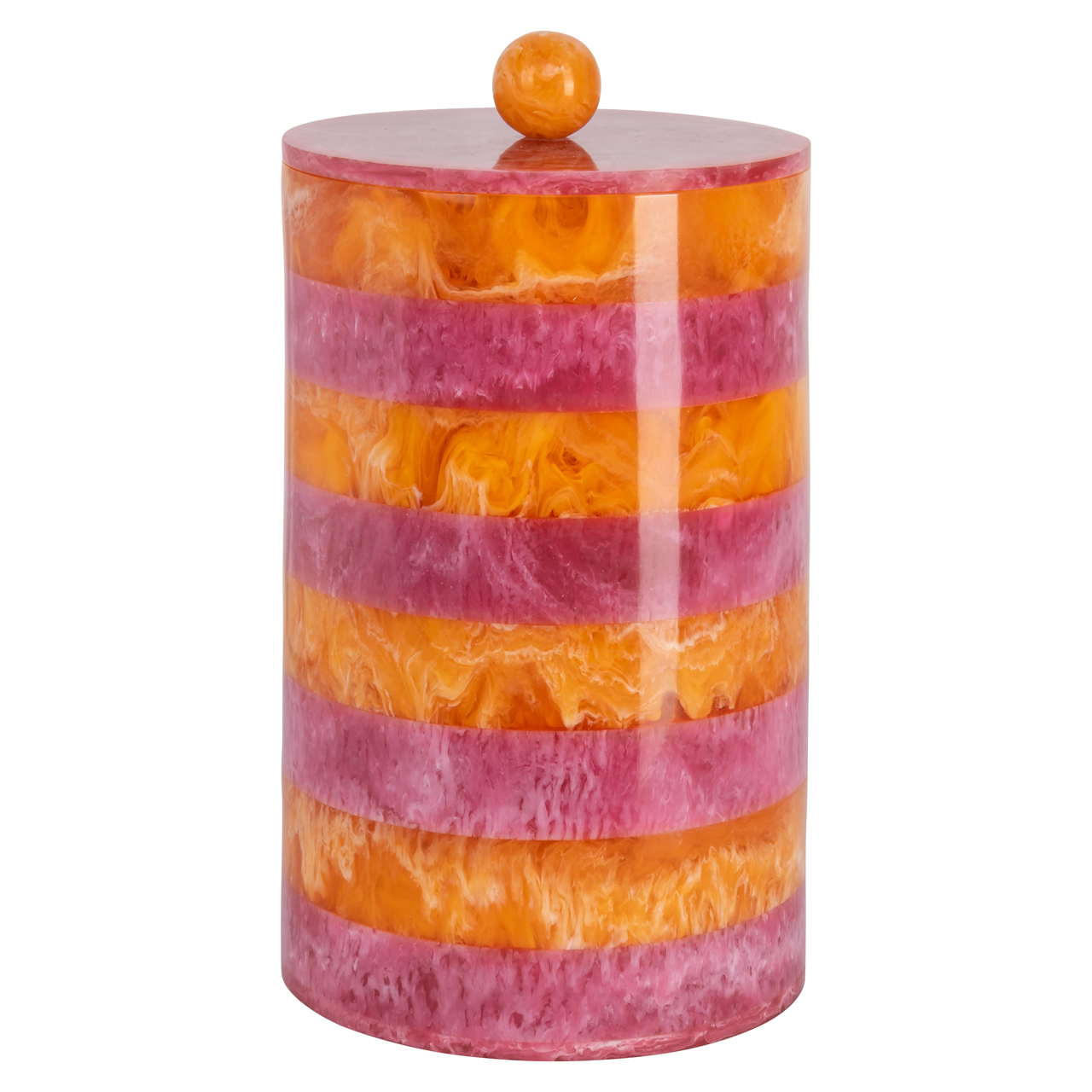 - Opbergdoos Lilybelle pink/orange storage jar small