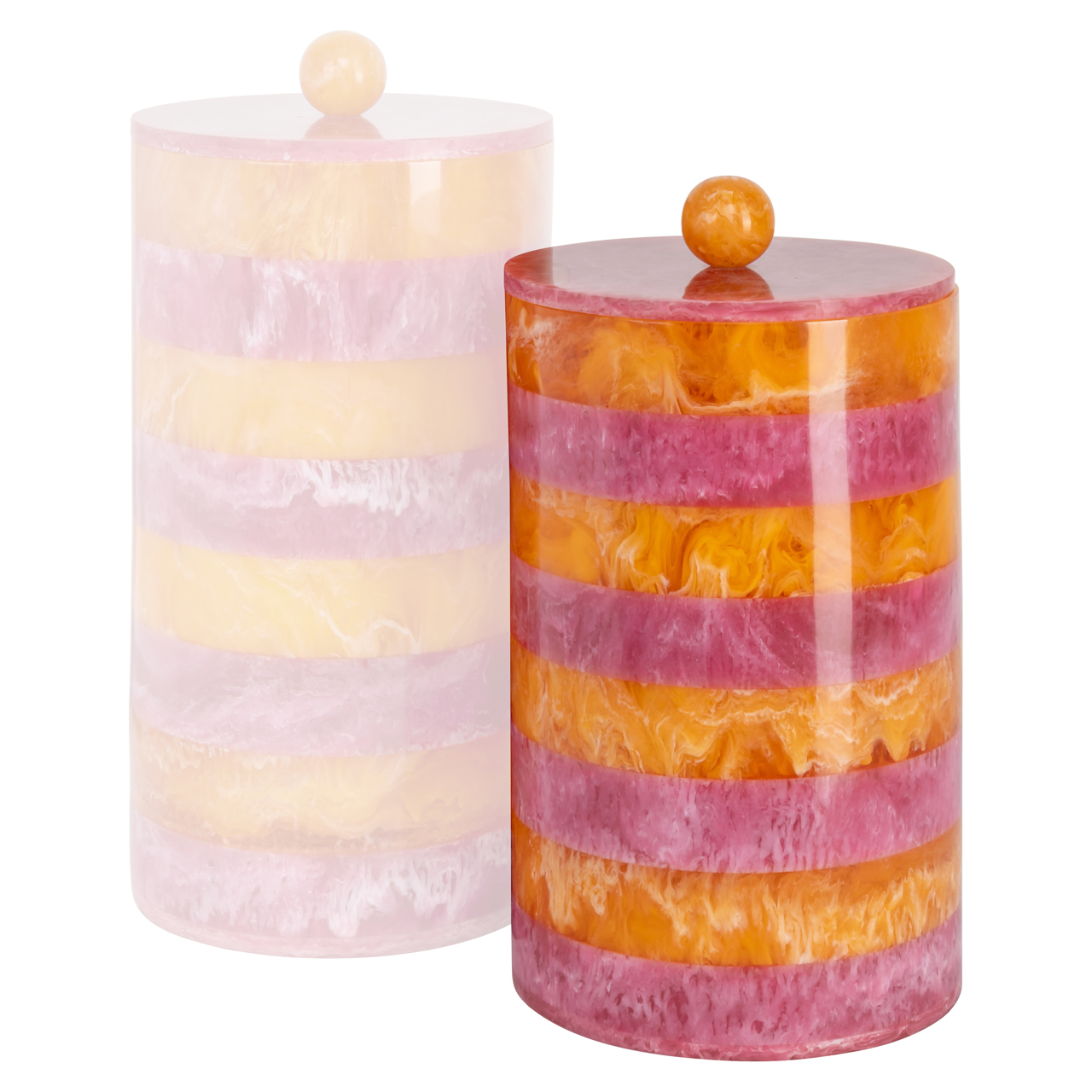 - Opbergdoos Lilybelle pink/orange storage jar small