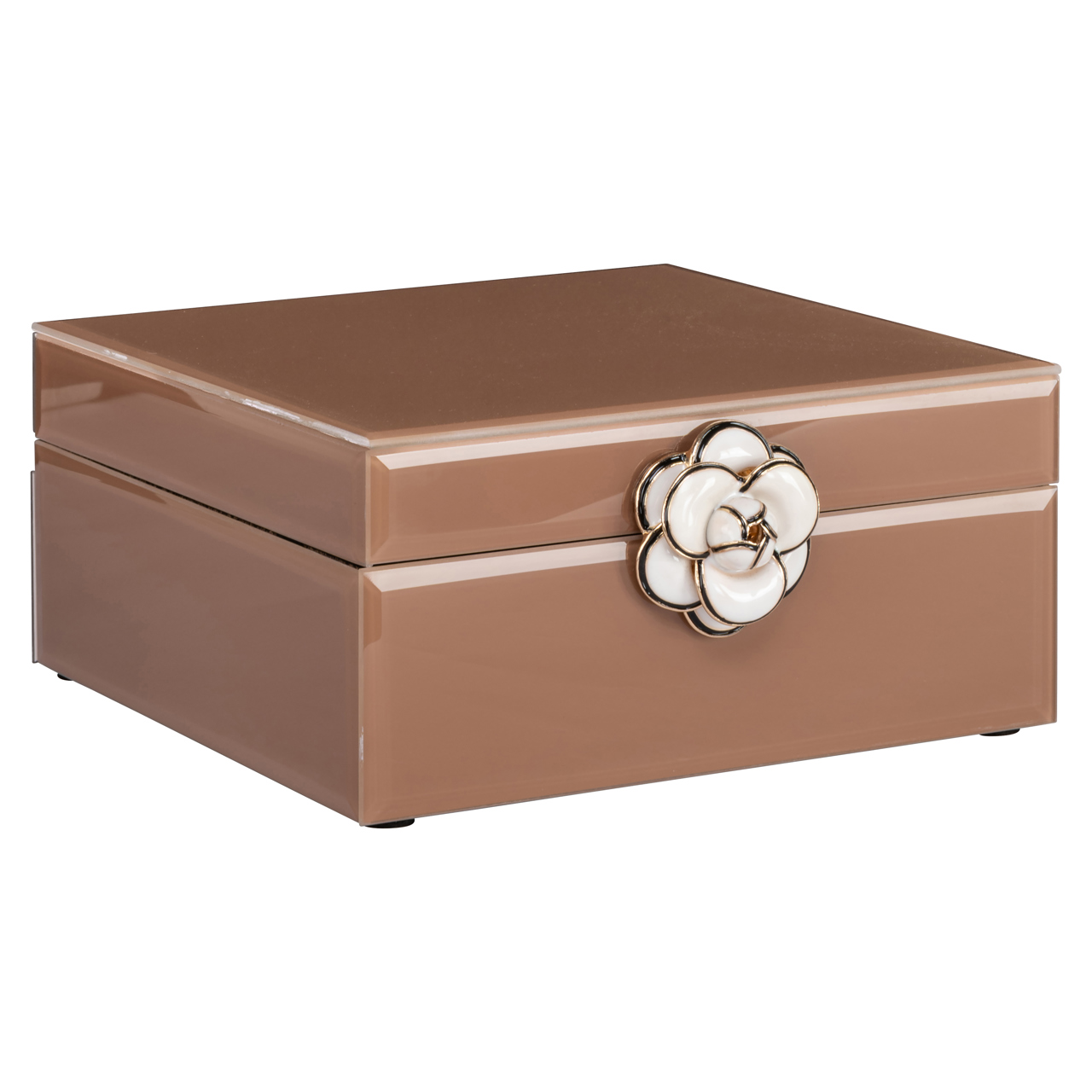 - Opbergdoos Floral brown small