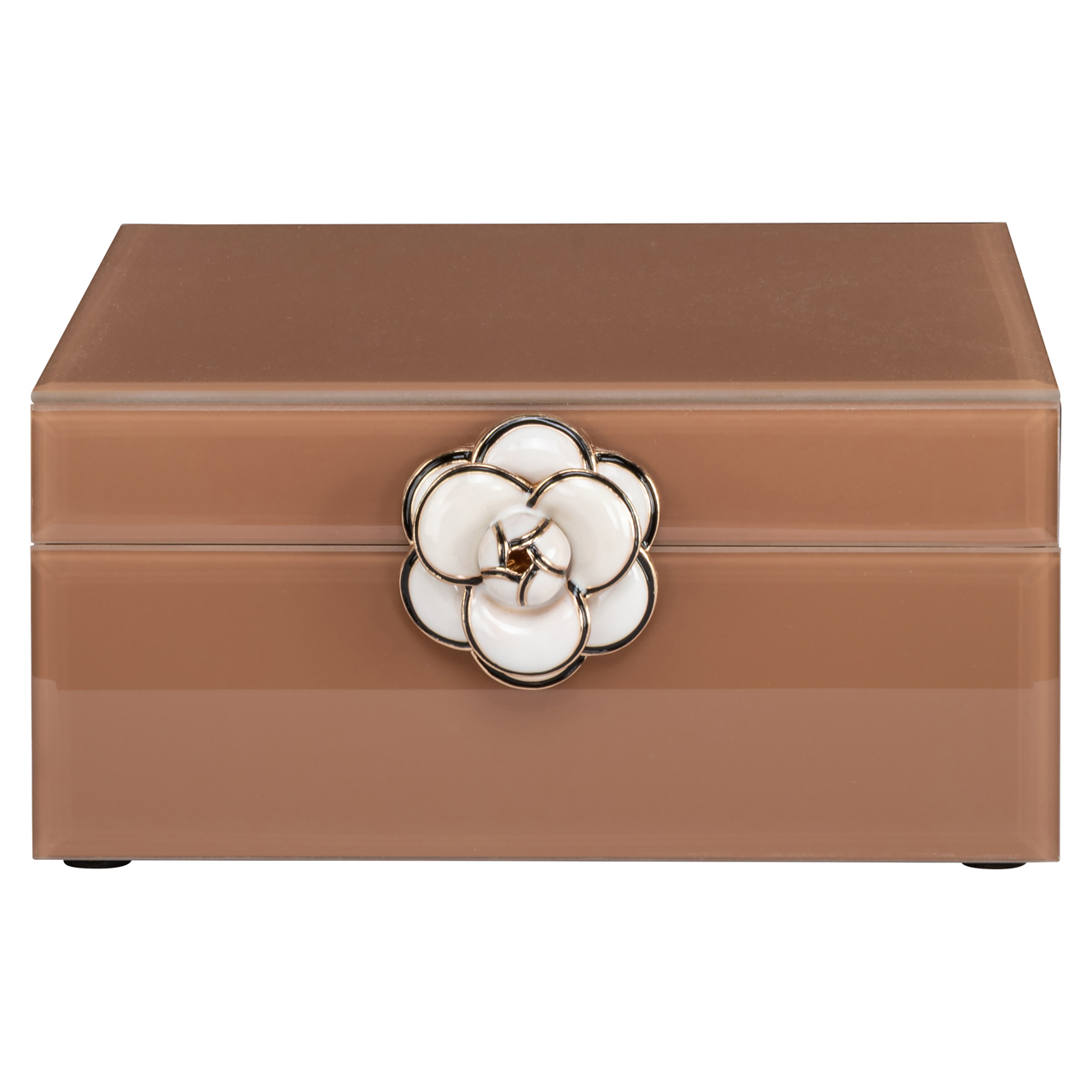 - Opbergdoos Floral brown small