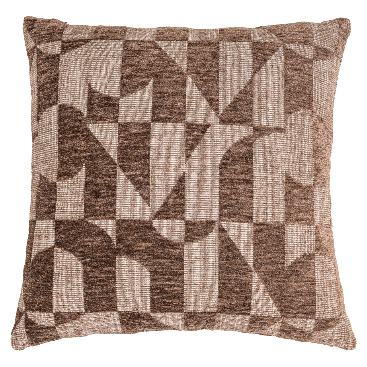 - Kussen Aria brown geometric
