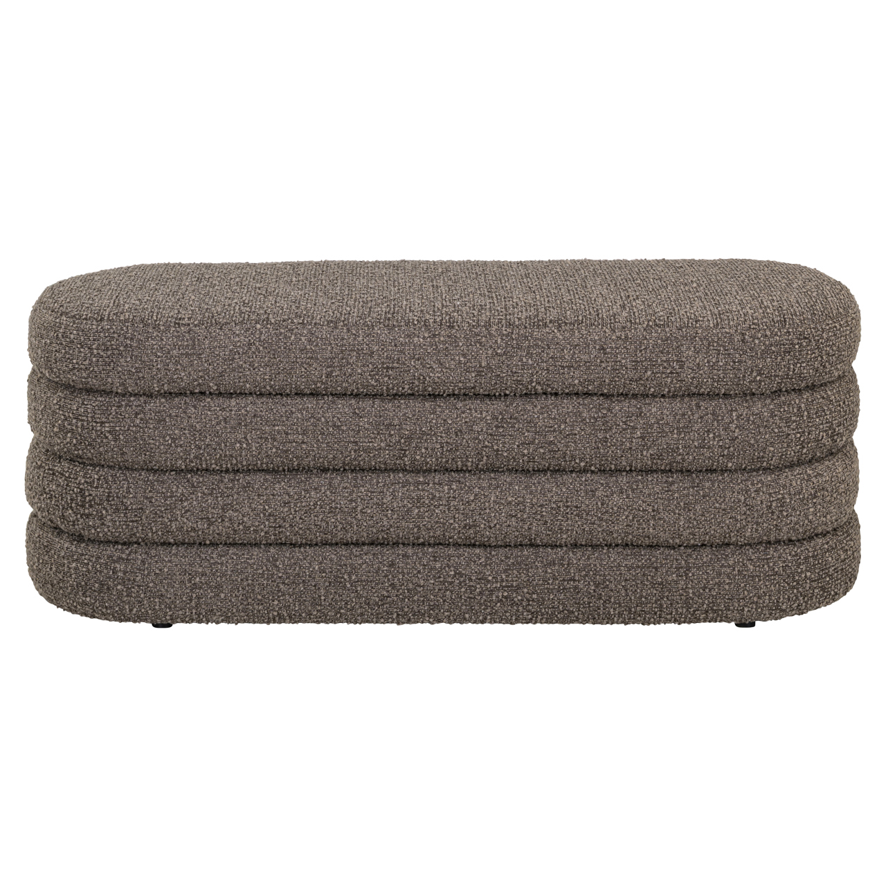 - Poef & Voetenbank Camille brown chunky