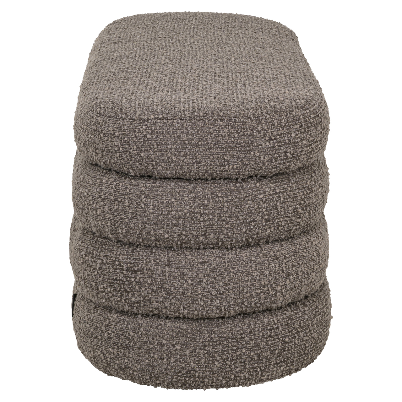 - Poef & Voetenbank Camille brown chunky