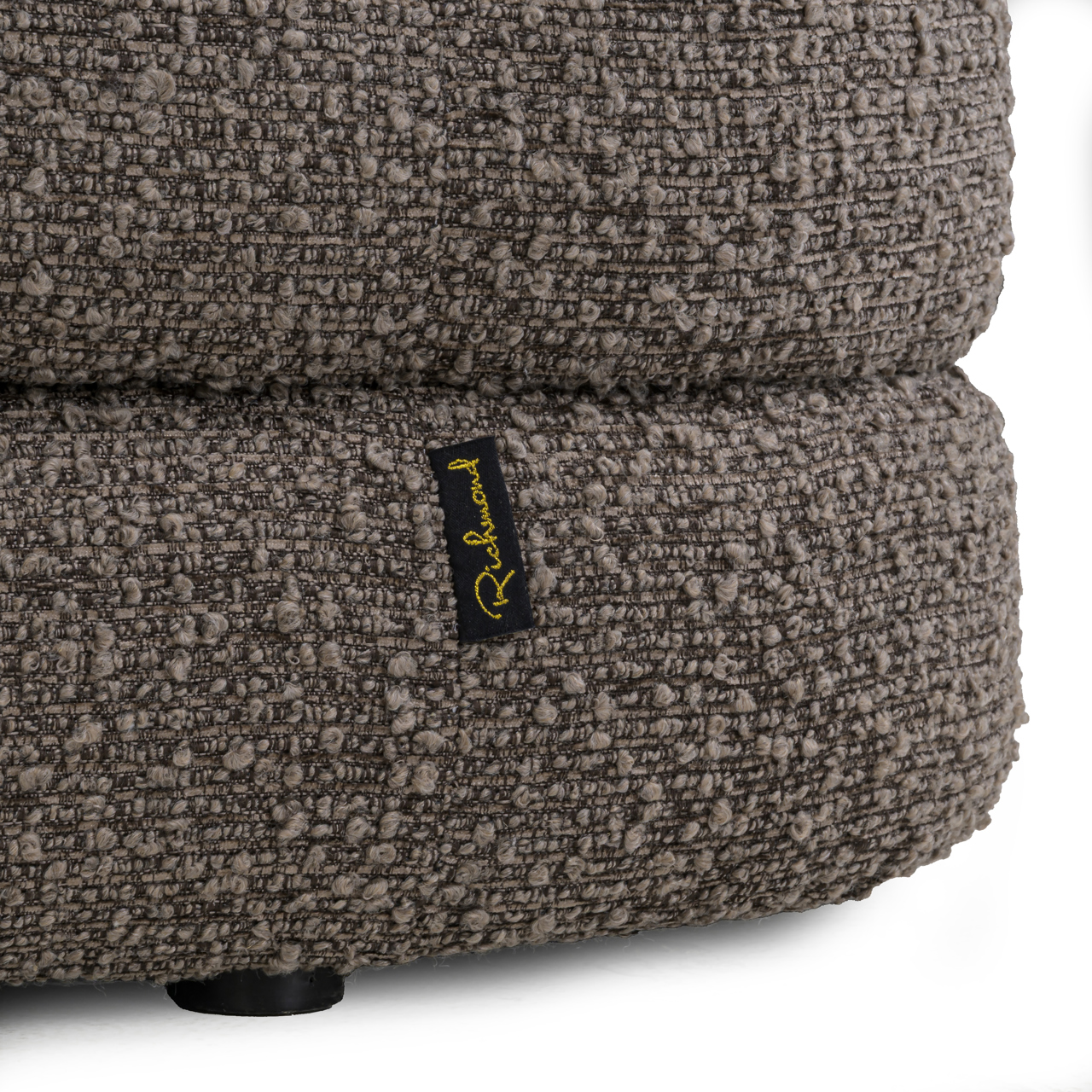 - Poef & Voetenbank Camille brown chunky