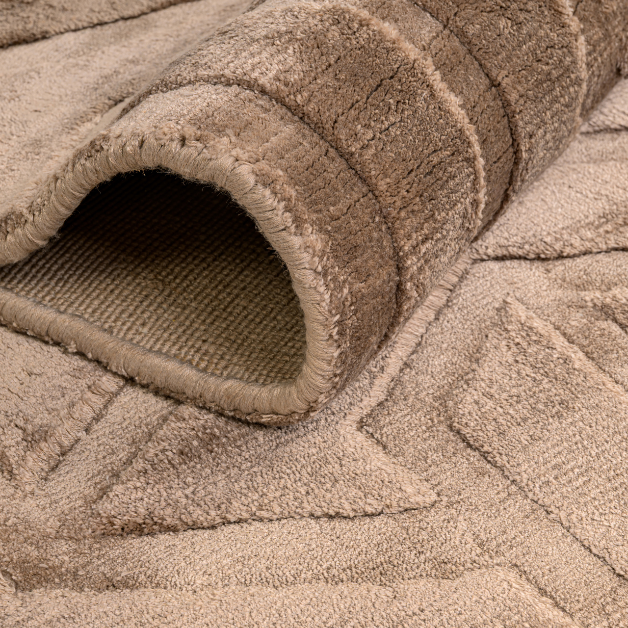 - Vloerkleed Arles taupe 300x400