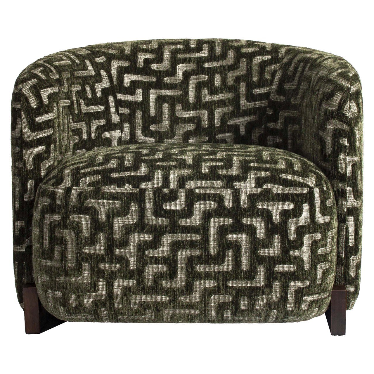 - Lounge stoel Hannah moss labyrinth fire retardant