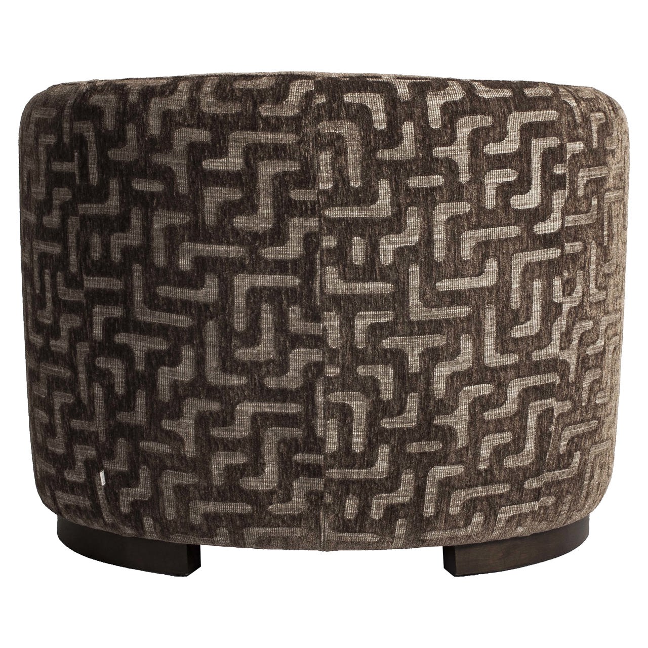 - Lounge stoel Hannah brown labyrinth fire retardant