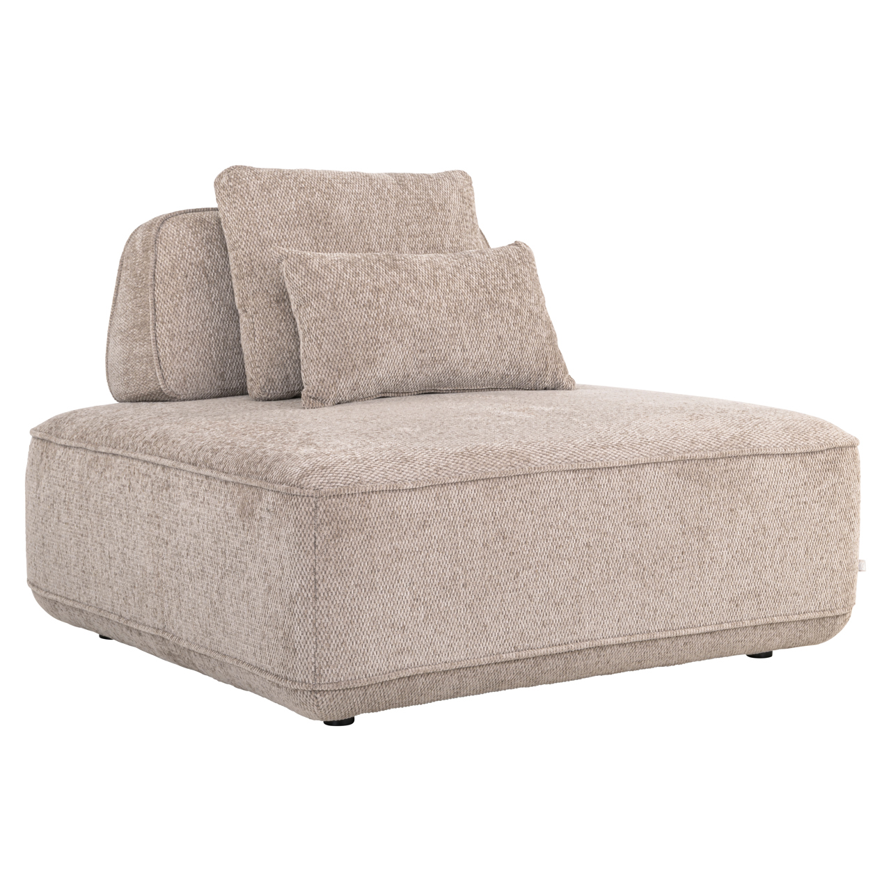 - Bank Tudor mocca boldweave 1-seater movable backrest