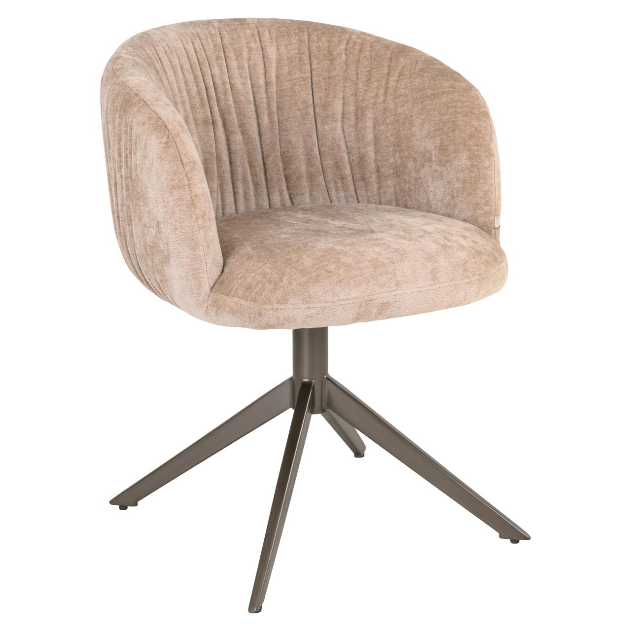 - Eetkamerstoel Cassi sand soft swivel