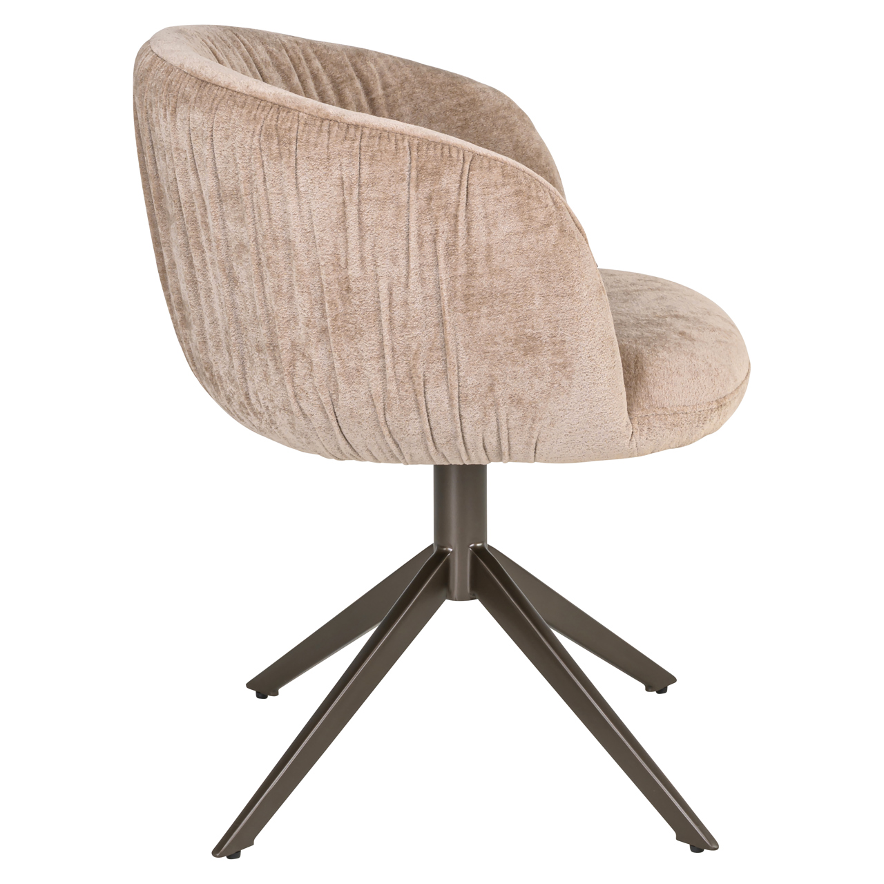 - Eetkamerstoel Cassi sand soft swivel