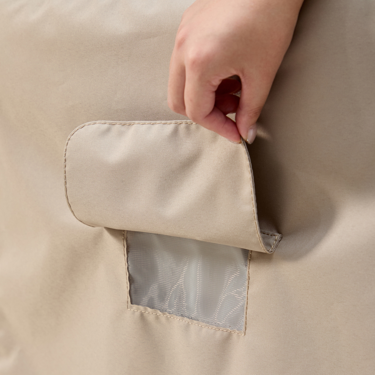 - Winter beschermhoes Nuba taupe 215183 and 216958