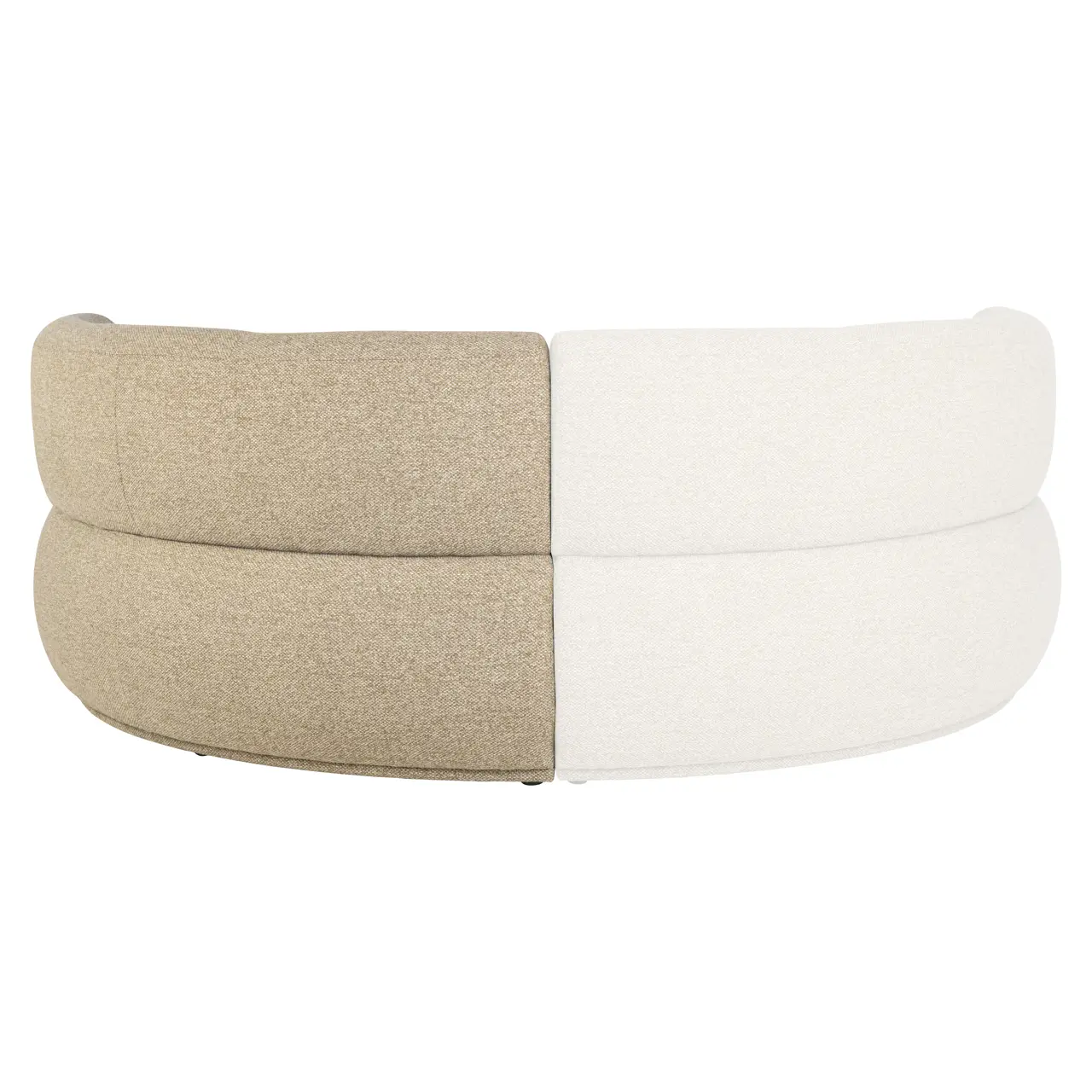 - Eetkamer bank Sorrobon cayenne green open end right round