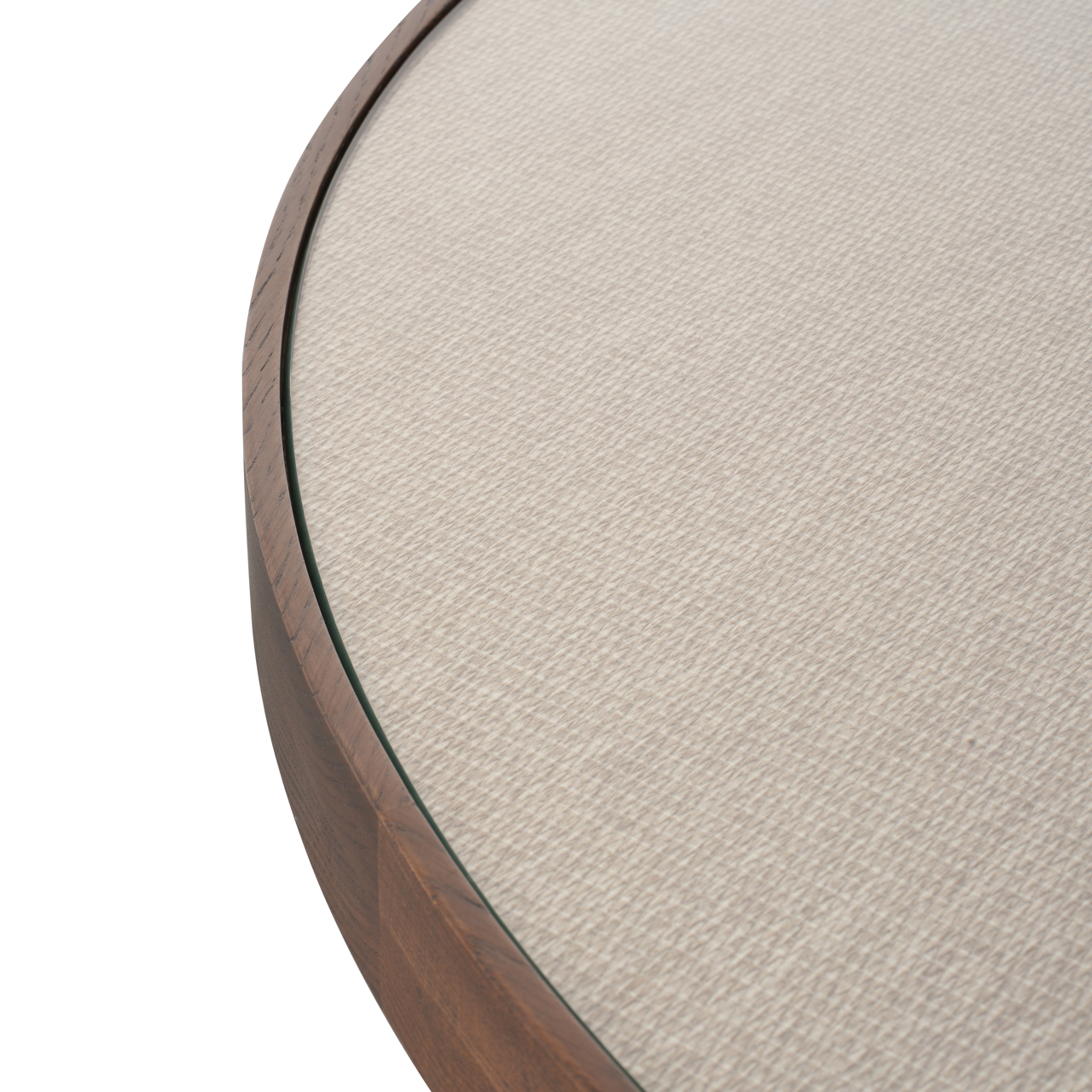 - Eettafel Willox beige 130Ø including glass
