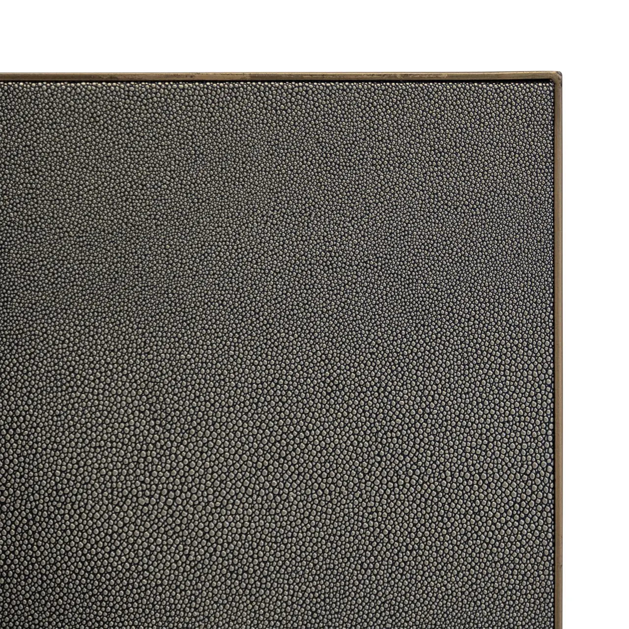 - Eettafel Bloomville brass shagreen incl. glass top 200