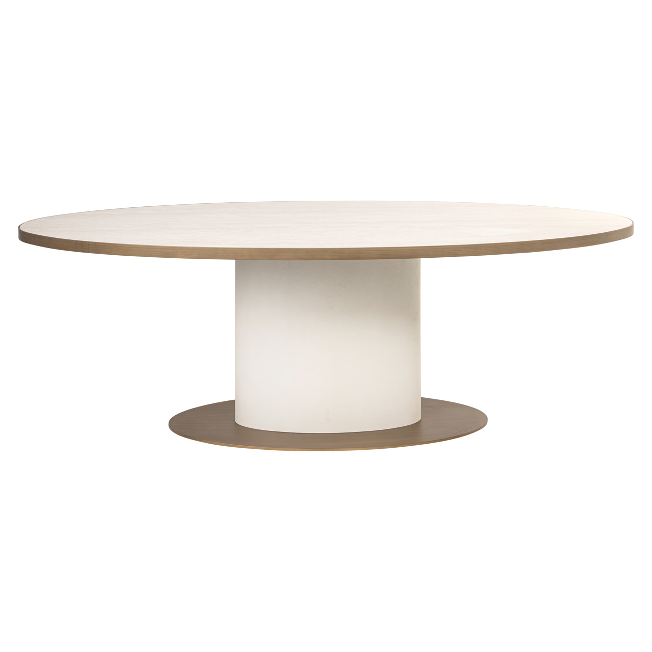 - Eettafel Tivoli white oval 230