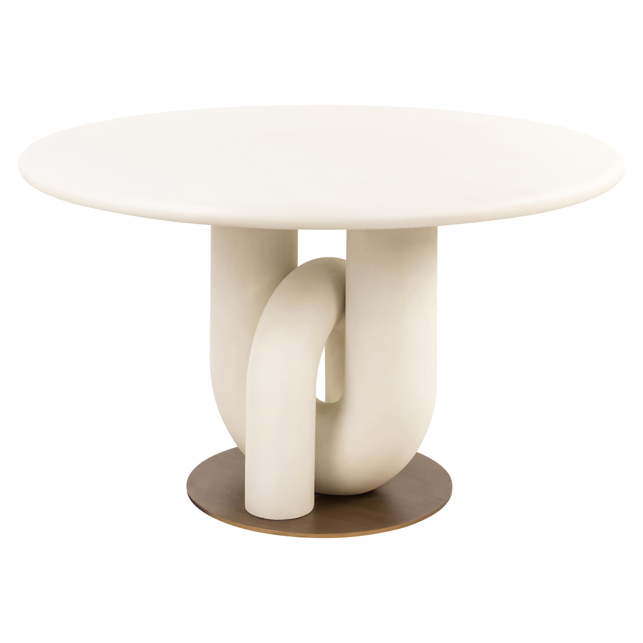 - Eettafel Winslow white 135Ø