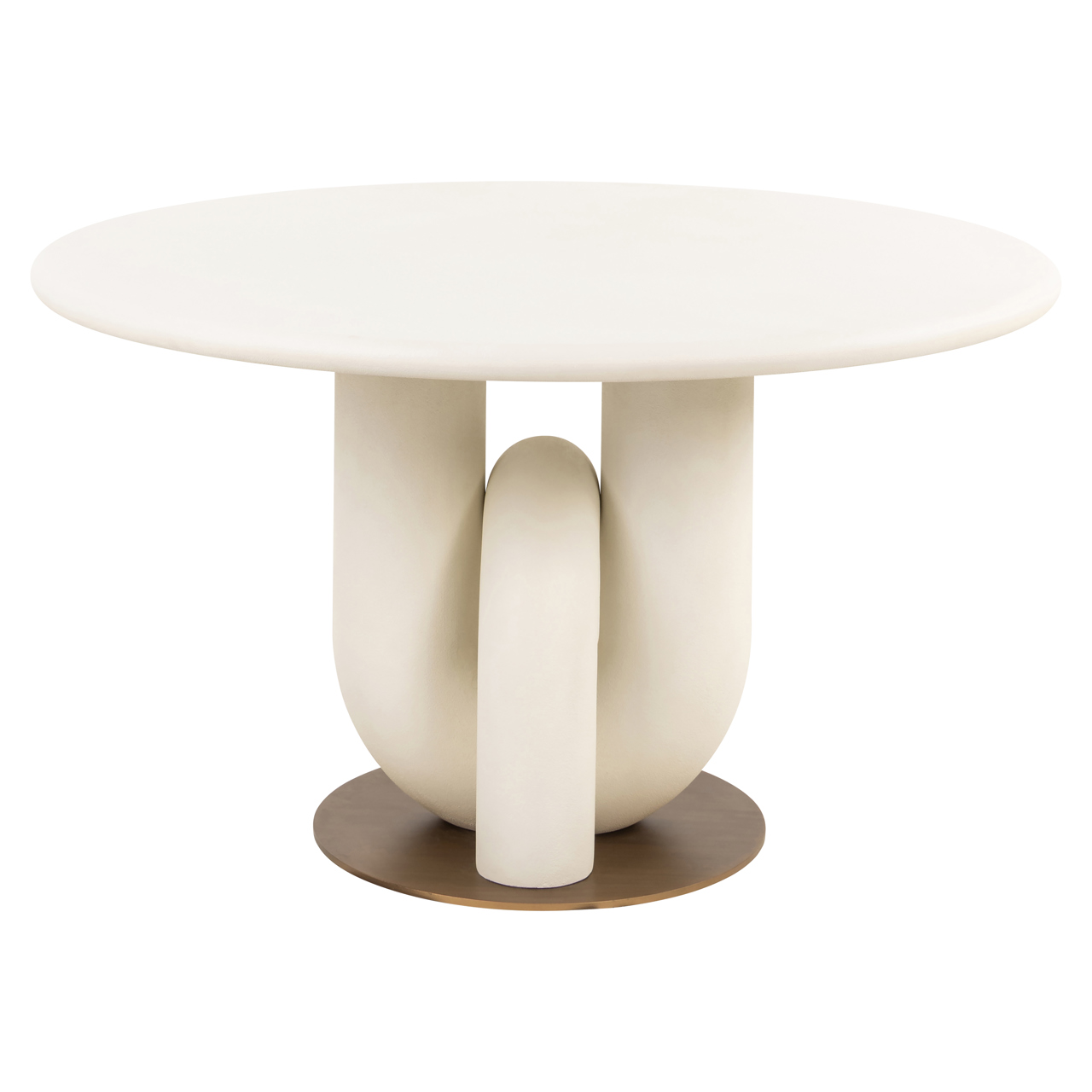 - Eettafel Winslow white 135Ø