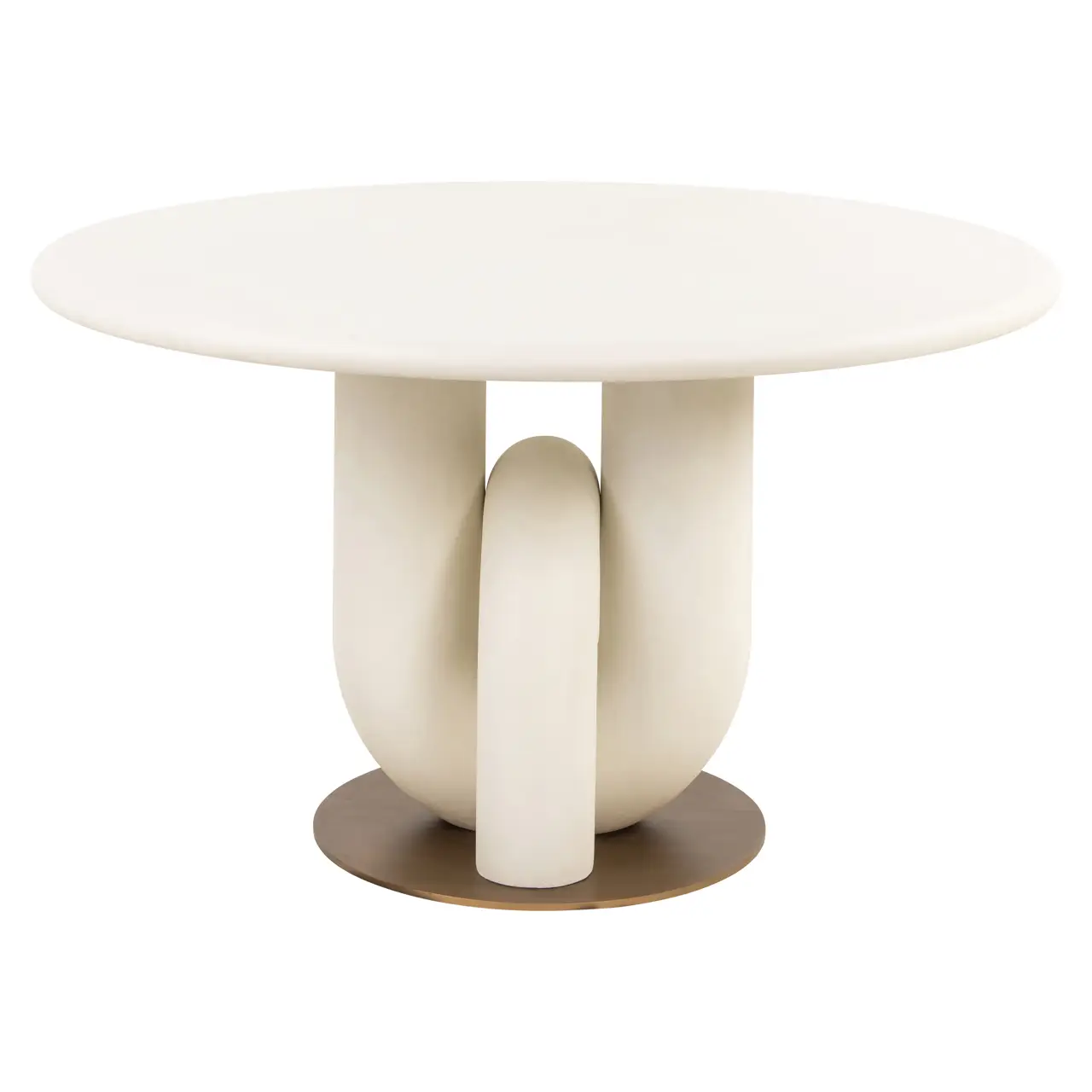 - Eettafel Winslow white 135Ø