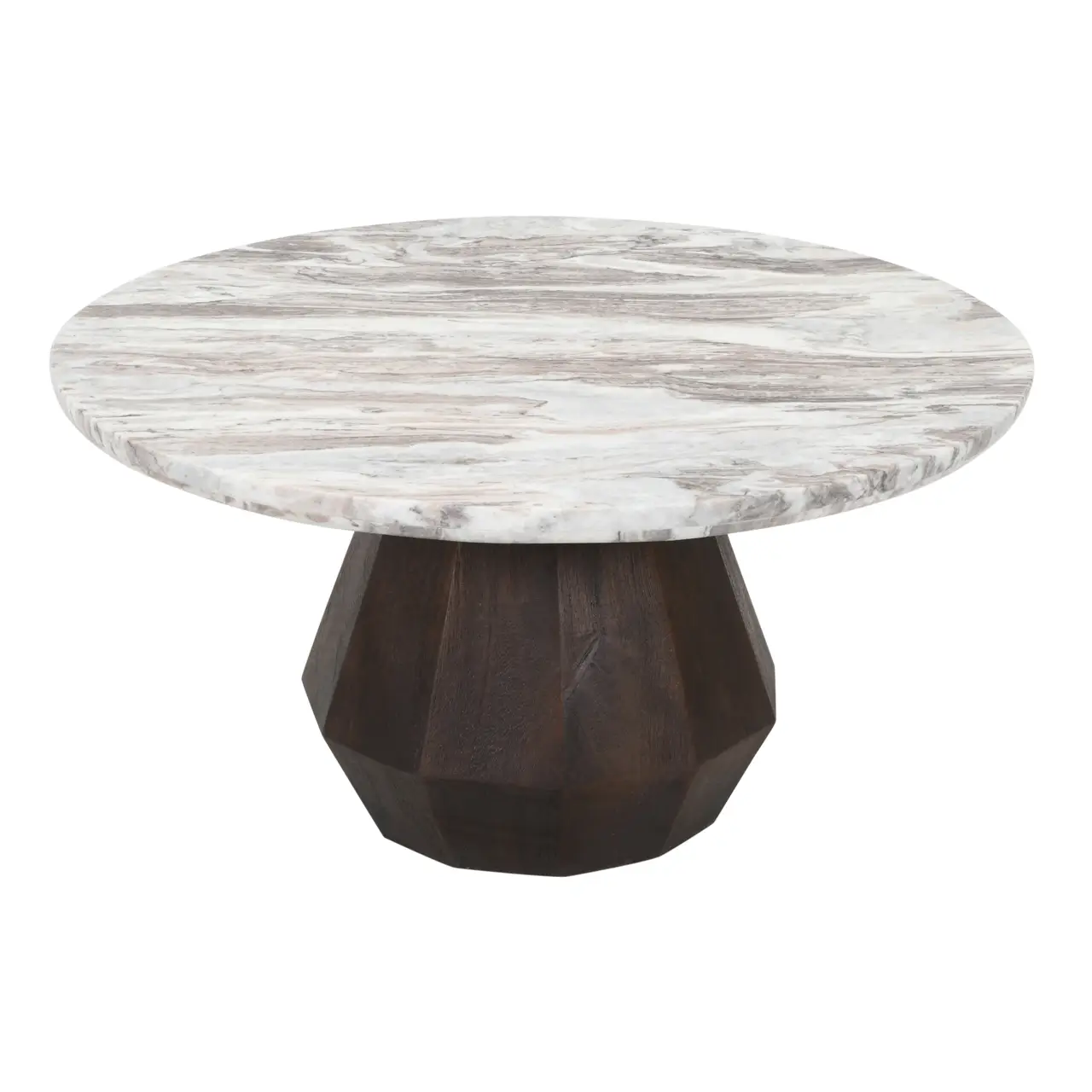 - Salontafel Oberoy Blush beige 80Ø