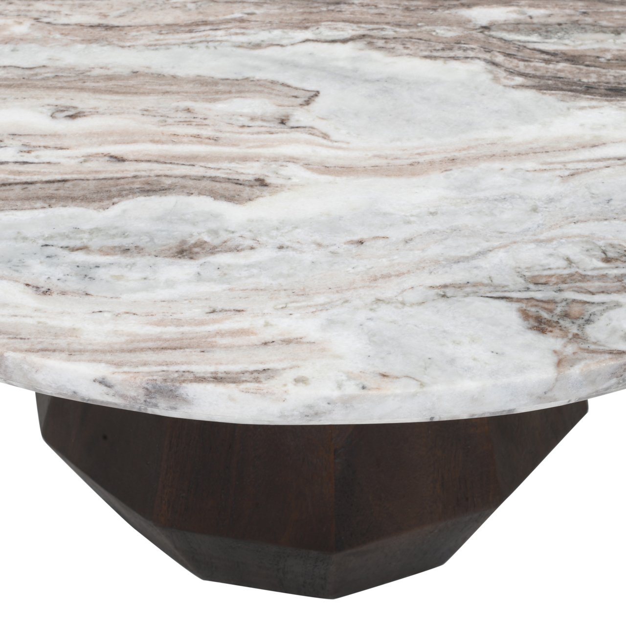 - Salontafel Oberoy Blush beige 80Ø