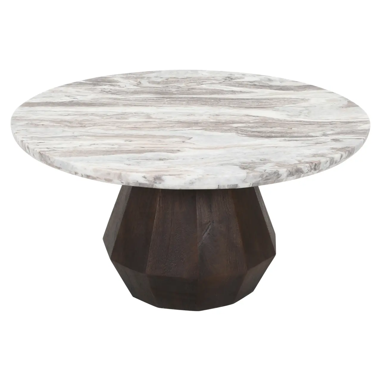 - Salontafel Oberoy Blush beige 80Ø