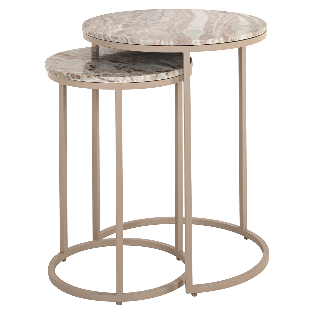 - Bijzettafel Fairfax clay (Set of 2)