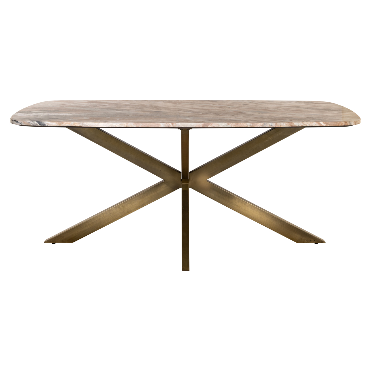 - Eettafel Bottega Blush beige danish oval 220