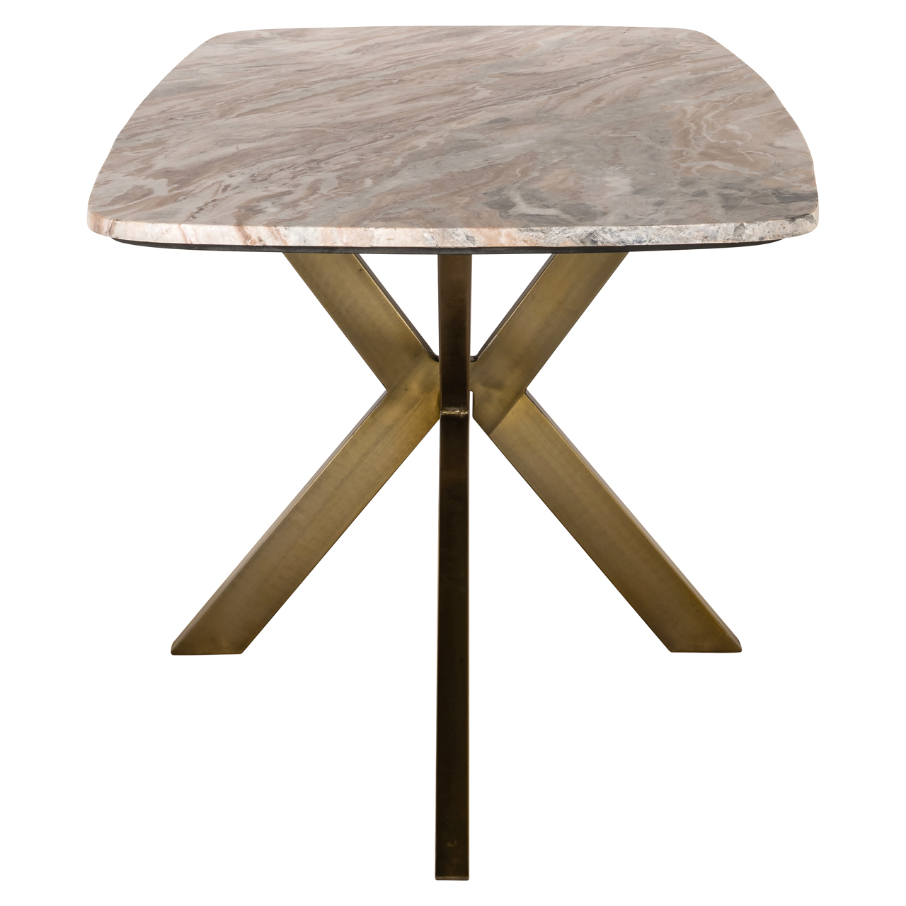 - Eettafel Bottega Blush beige danish oval 220