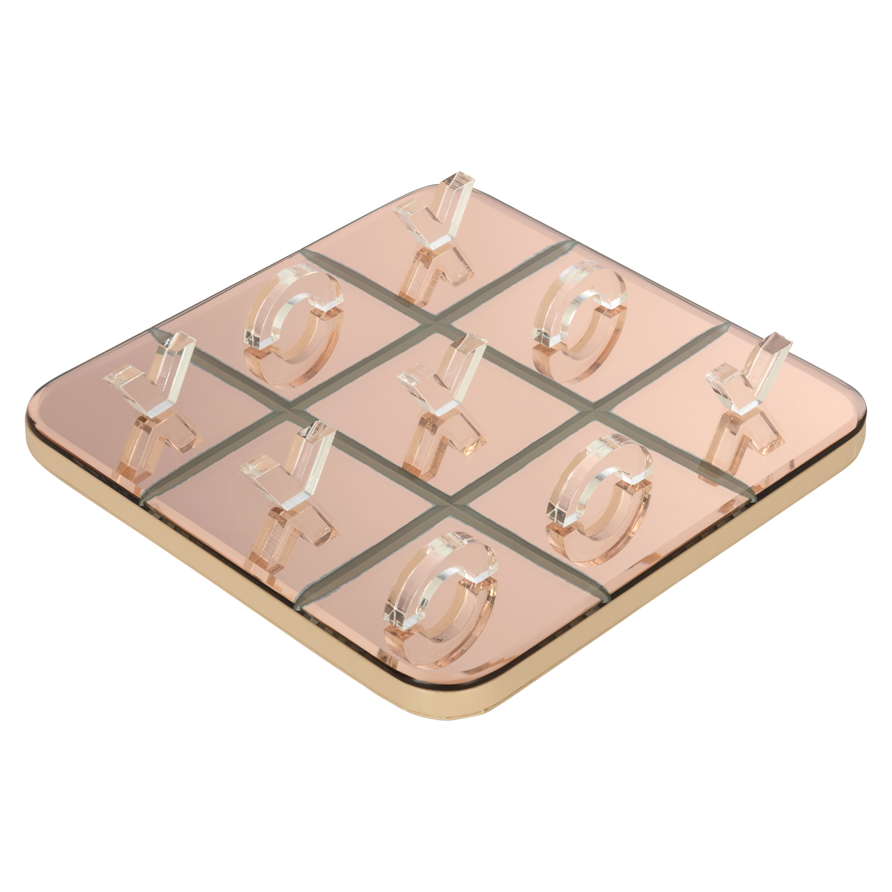 - Decoratief spel Caylin gold Tic-Tac-Toe